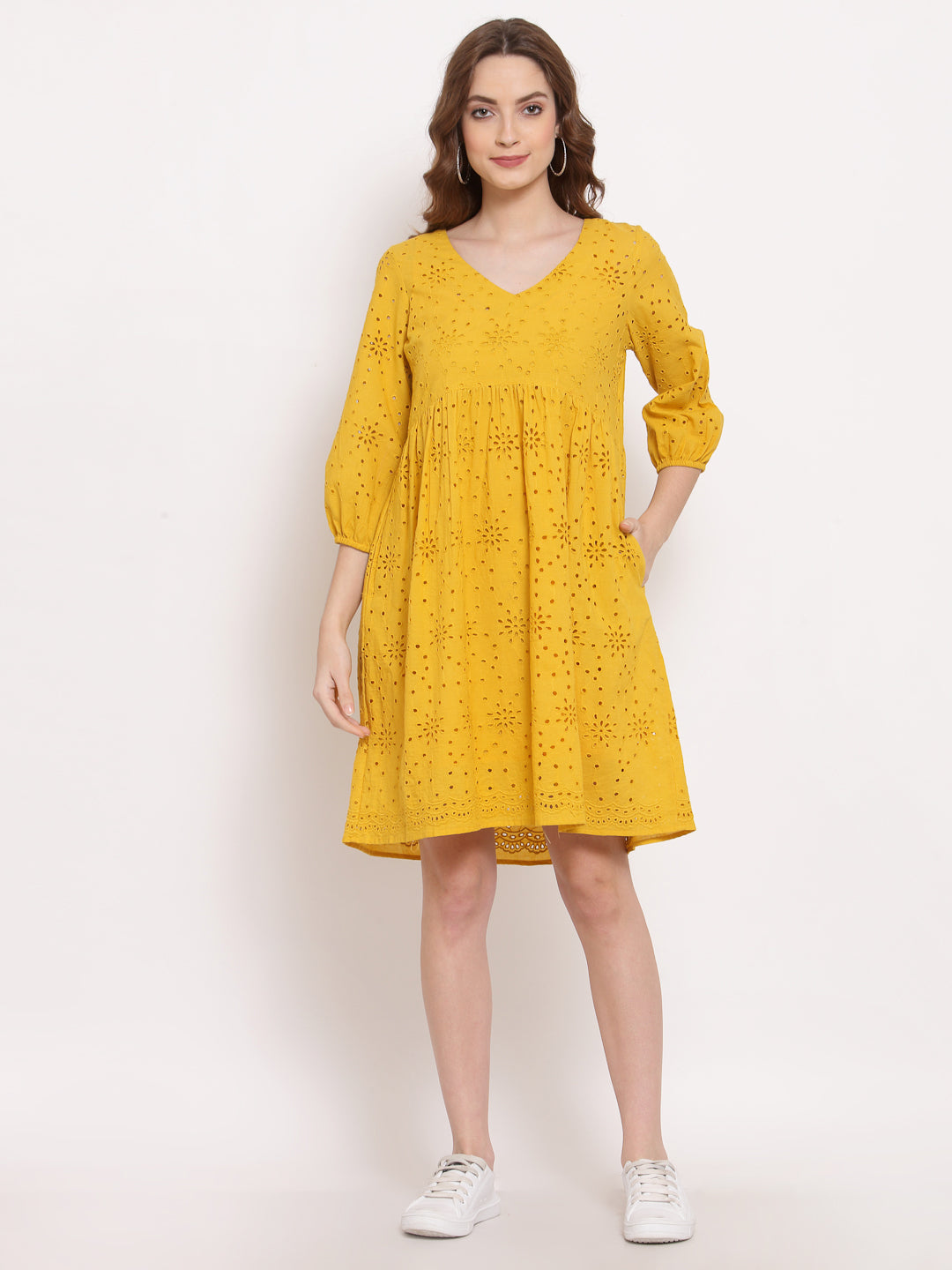 Terquois Embroidered Casual Dress Dresses TERQUOIS   