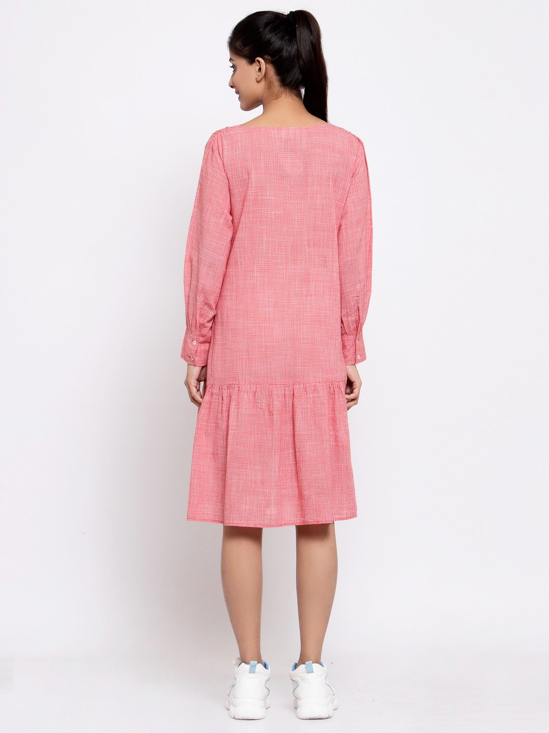 Terquois Checked Oversized Casual Dress Dresses TERQUOIS   