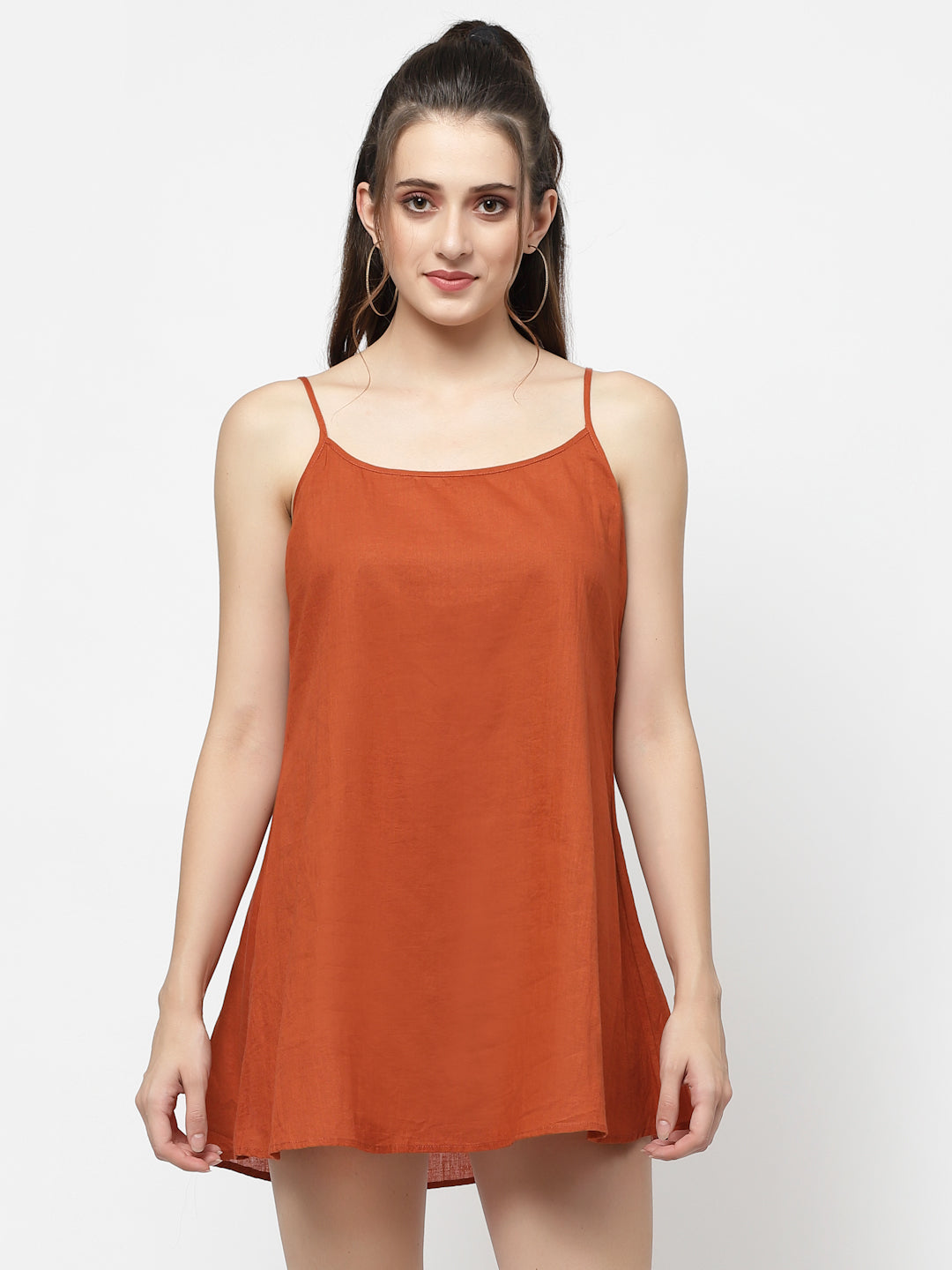 Terquois A-line Casual Dress Emblished with Lace Has Round Neck Dresses TERQUOIS   